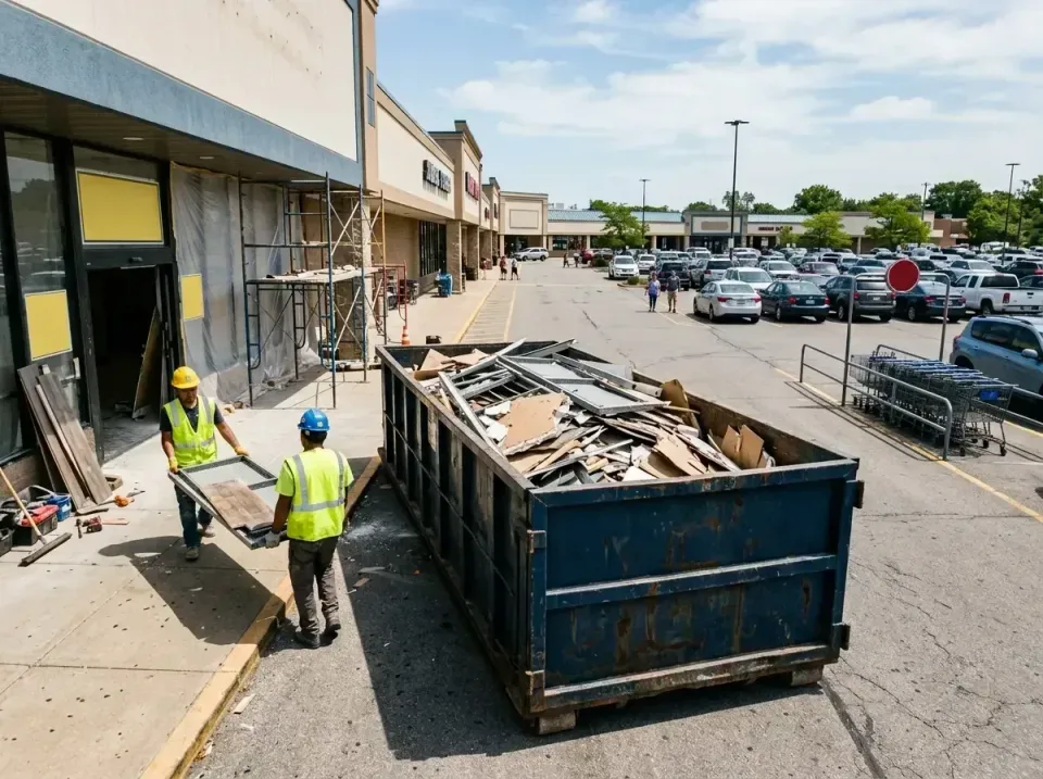 retail-store-renovation-debris-003 — frequently asked questions, Roll-off Dumpster Rentals in Oconto Falls, WI